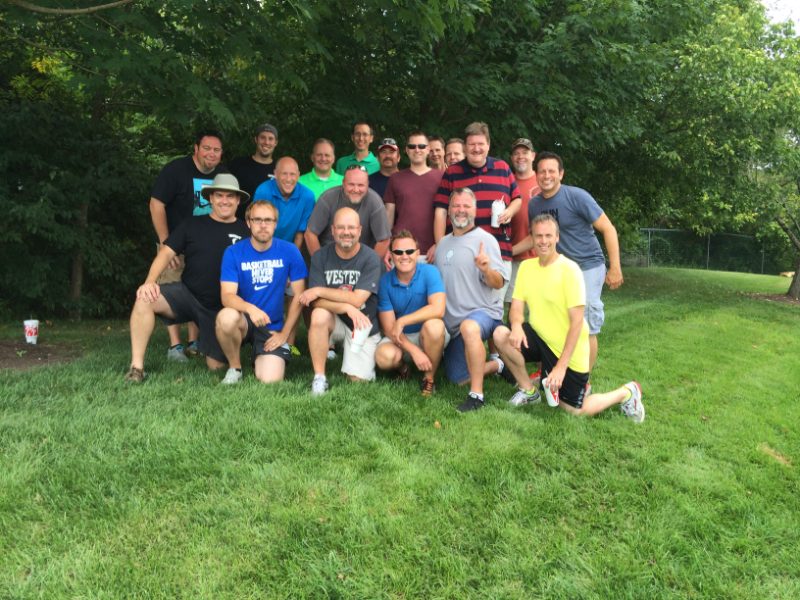 The MGWT group together after a round