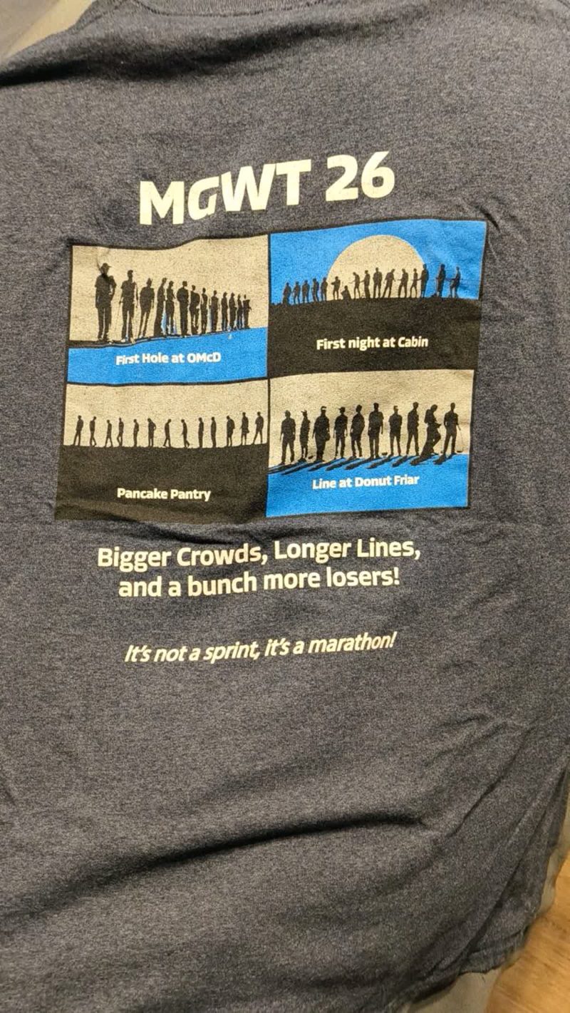 The back of the MGWT 26 shirt